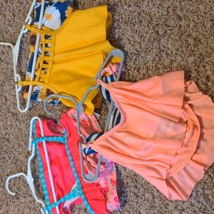 3 size 5t swimsuits girls